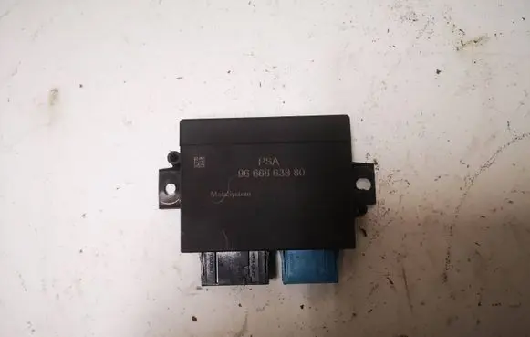 Peugeot 3008 I Parking PDC control unit/module 9666663880