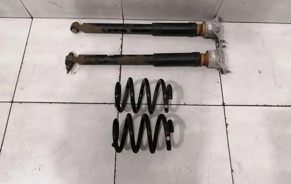 Mercedes-Benz A W176 Rear shock absorber with coil spring A1763201731 A1763201631