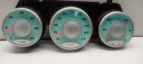 Peugeot 807 Speedometer (instrument cluster) 1496274080 UMDR1P64 5550001606
