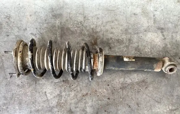 Peugeot 407 Front shock absorber with coil spring 8665
