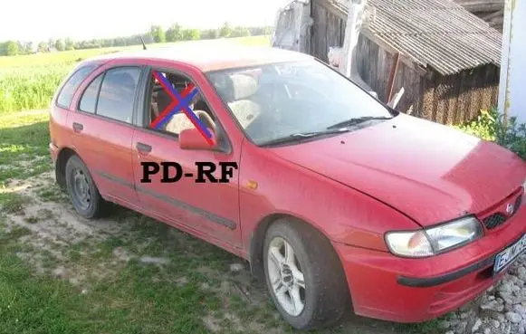 Nissan Almera Front door window glass four-door 43R0009 PD119EF9RR25