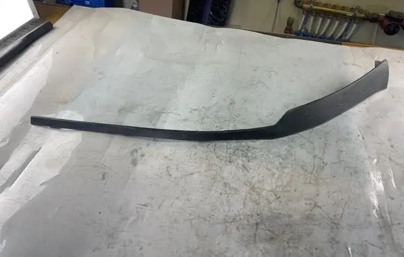 Peugeot 4007 Front bumper lip 6512a194