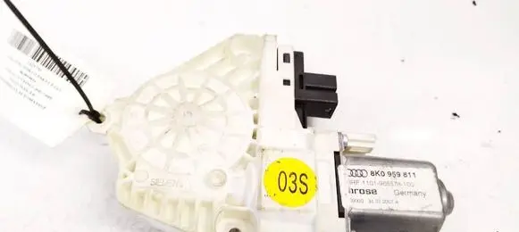 Skoda Superb B6 (3T) Rear door window regulator motor 8K0959811 8K0959811A