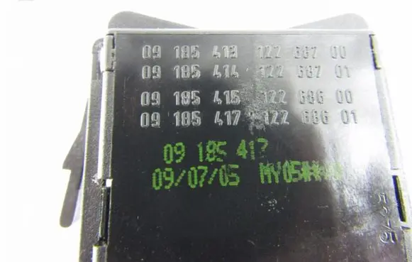 Opel Meriva A Wiper switch 09185417