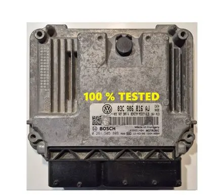 Volkswagen Golf VI Engine control unit/module 03C906016AJ 0261S05808 03C907309A