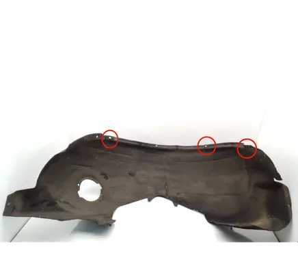 Dodge Nitro Front wheel arch liner splash guards