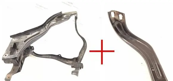 Mercedes-Benz E W212 Radiator support slam panel 2126200191 2126200185