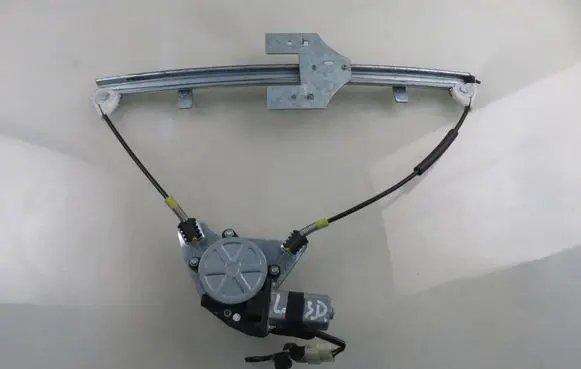 Front door window regulator with motor