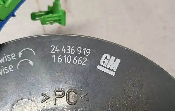 Opel Zafira A Airbag slip ring squib (SRS ring) 87654321