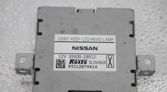 Nissan Qashqai LED ballast control module 3550019012 93312074414