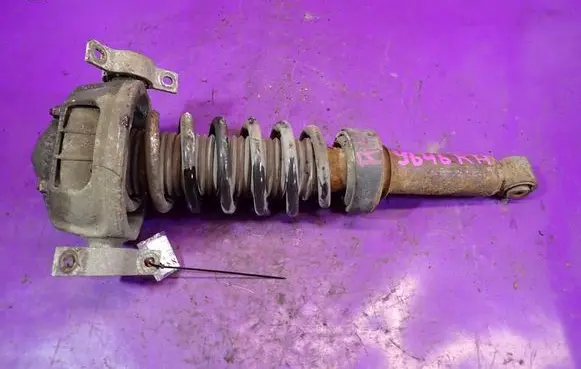 Volkswagen Touareg I Rear shock absorber with coil spring 