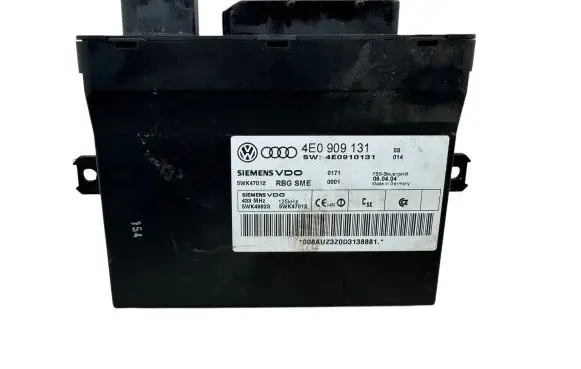 Audi A8 S8 D3 4E Comfort/convenience module 4E0909131
