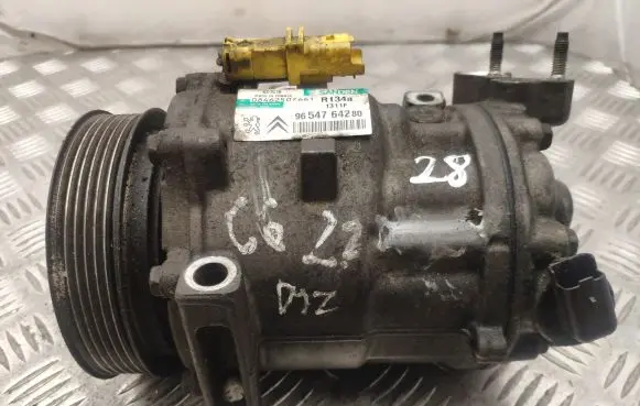 Citroen C6 Air conditioning (A/C) compressor (pump) 9654764280