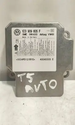 Volkswagen Transporter - Caravelle T5 Airbag control unit/module 1C0909605F 5WK43131