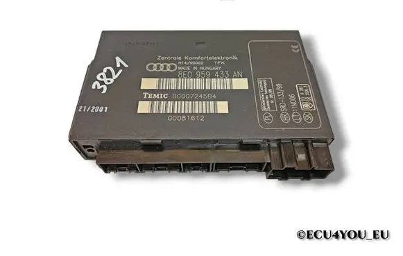Audi A4 S4 B6 8E 8H Comfort/convenience module 8E0959433AN 00007245B4