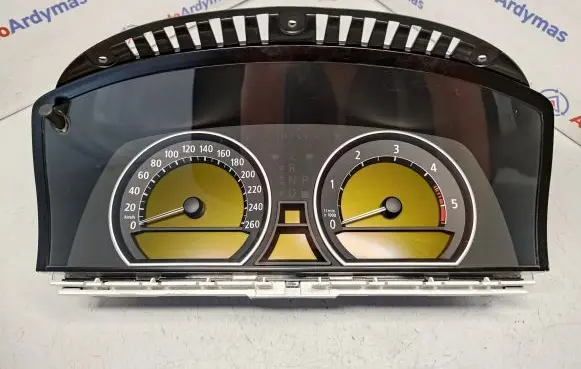 BMW 7 E65 E66 Speedometer (instrument cluster) 62116927506 62119140813 62119124811