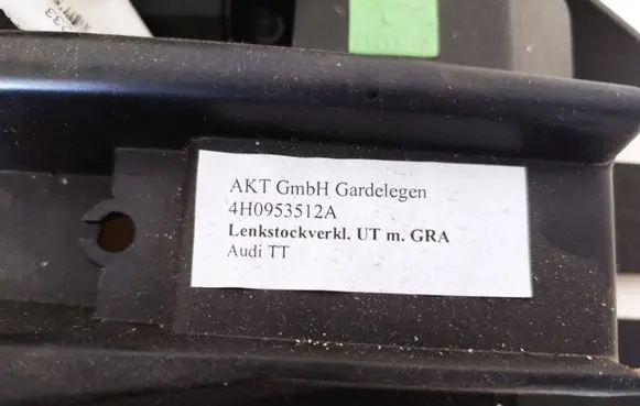 Audi A8 S8 D4 4H Steering wheel column trim 4H0953512A