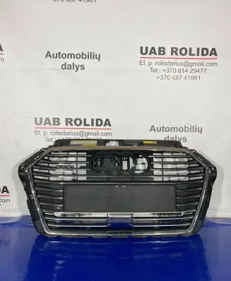 Front bumper upper radiator grill