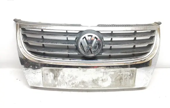 Volkswagen Touran I Front bumper upper radiator grill 1T0853651G