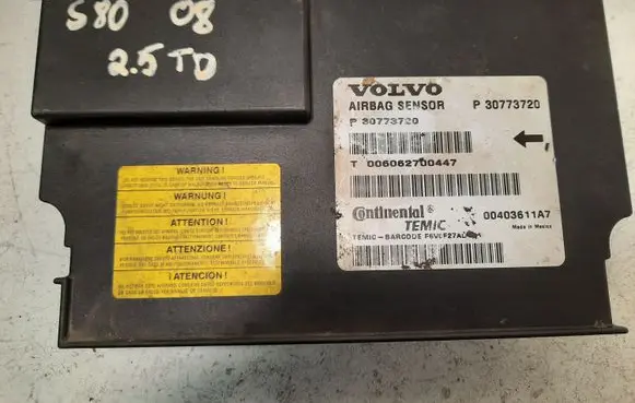 Volvo S80 Airbag control unit/module 00403611A7 P30773720