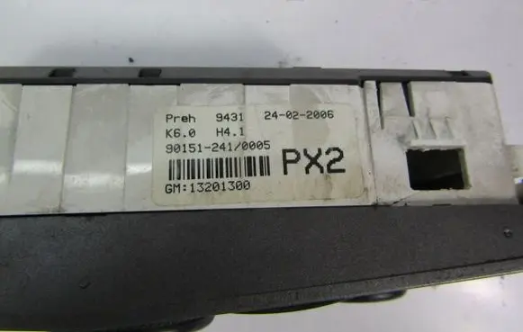Opel Zafira B Air conditioning/heating control unit 13201300