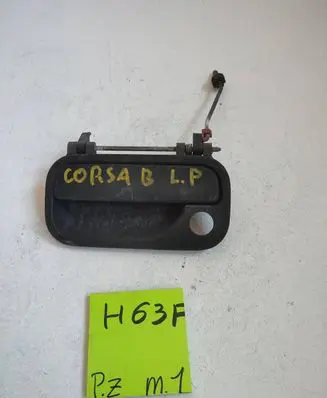 Opel Corsa B Front door exterior handle 1247829