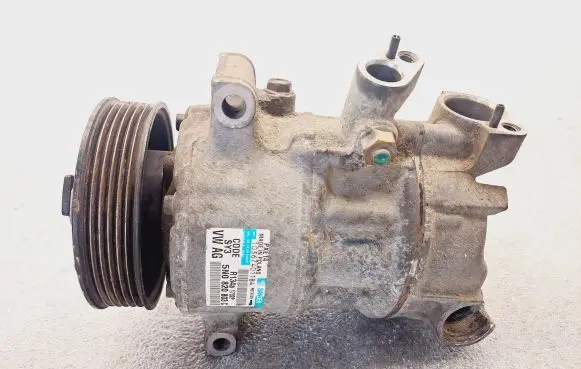Skoda Fabia Mk2 (5J) Air conditioning (A/C) compressor (pump) 5N0820803C 103674011B4 R134A1702P
