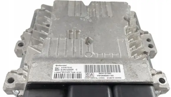 Peugeot 308 Engine control unit/module 9666681180