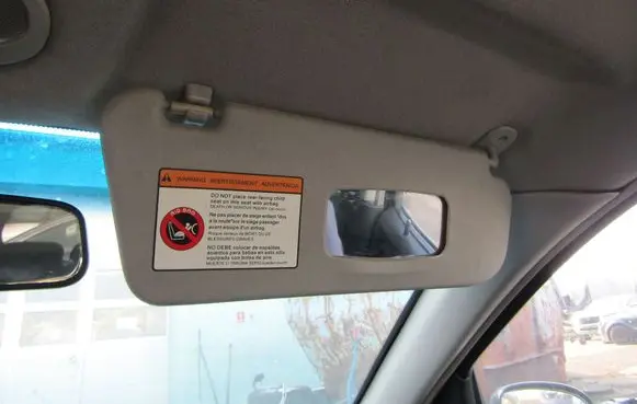 Chevrolet Aveo Sun visor 
