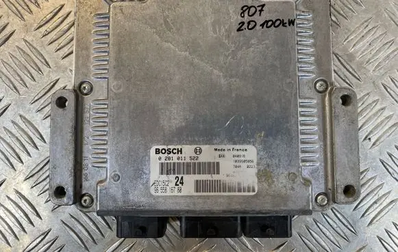 Peugeot 807 Engine control unit/module 9655816780 0281011522 EDC15C2