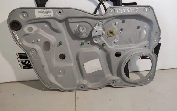 Volkswagen Touran I Front window lifting mechanism without motor 1T1837729AG 02474995 117103J