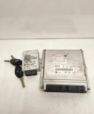 BMW 5 E39 Engine ECU kit and lock set 7789376 0281010314