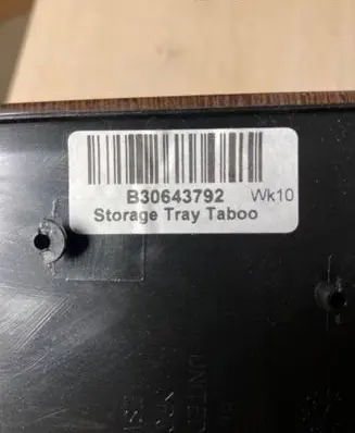 Volvo XC90 Ashtray trim (rear) 30643792 B30643792 8674966