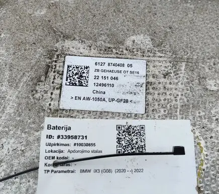 BMW iX3 G08 Hybrid / electric car battery 8740408