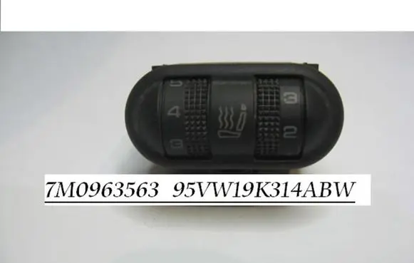 Ford Galaxy Seat heating switch 7M0963563 95VW19K314ABW