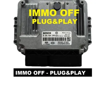 Hyundai Tucson JM Engine control unit/module ECU 0281014249 3911027365