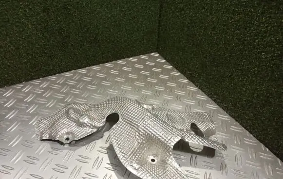 Heat shield in engine bay