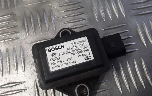 Audi A4 S4 B6 8E 8H ESP acceleration yaw rate sensor 8E0907637A 0265005245
