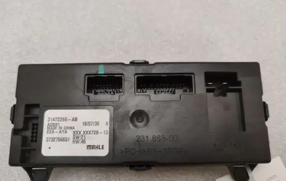 Volvo XC60 Air conditioner control unit module 31472269AB 31472269