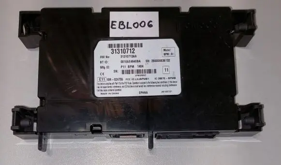 Volvo S80 Bluetooth control unit module 31310712