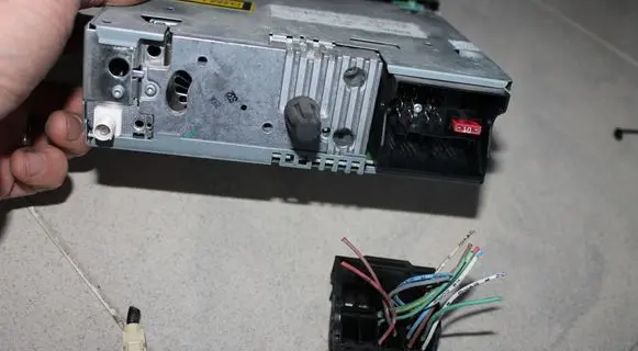 Peugeot 807 Sound system wiring loom 7645038392 RD4