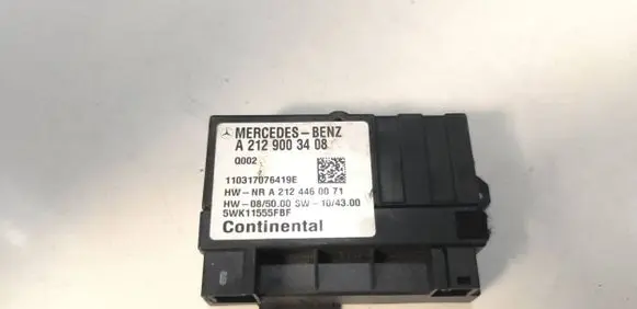 Mercedes-Benz E W212 Fuel injection pump control unit/module A2129003408 110317076419E 5WK11555FBF