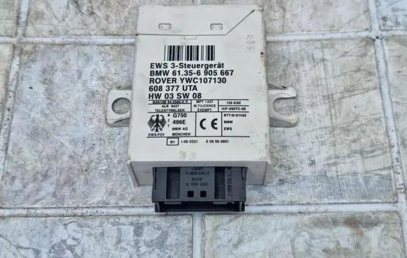 BMW 5 E39 Immobilizer control unit/module 61356905667 608377UTA