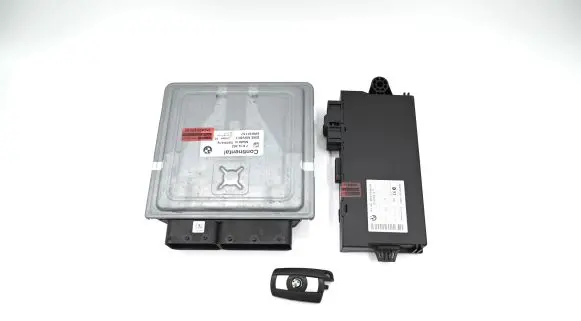 BMW 3 E90 E91 Engine ECU kit and lock set 7614362 5WK91157 12147614362