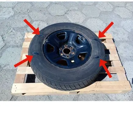 Dodge RAM R18 spare wheel 5YD43TRMAC