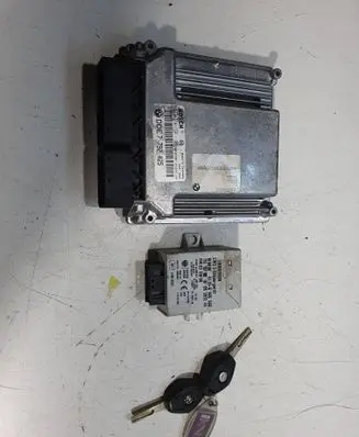 BMW 3 E46 Engine ECU kit and lock set 7792025 1039S02199 0281017411