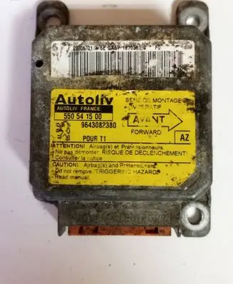 Peugeot 206 Airbag control unit/module 9643082380 550541500