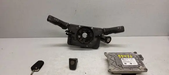 Opel Zafira B Engine ECU kit and lock set 13306115AD 498990969 204735