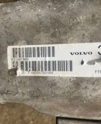 Volvo XC60 Steering wheel axle 31681860 31406367