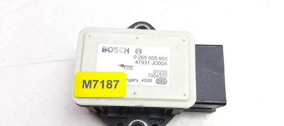 Nissan Qashqai ESP acceleration yaw rate sensor 47931JD00A M7187